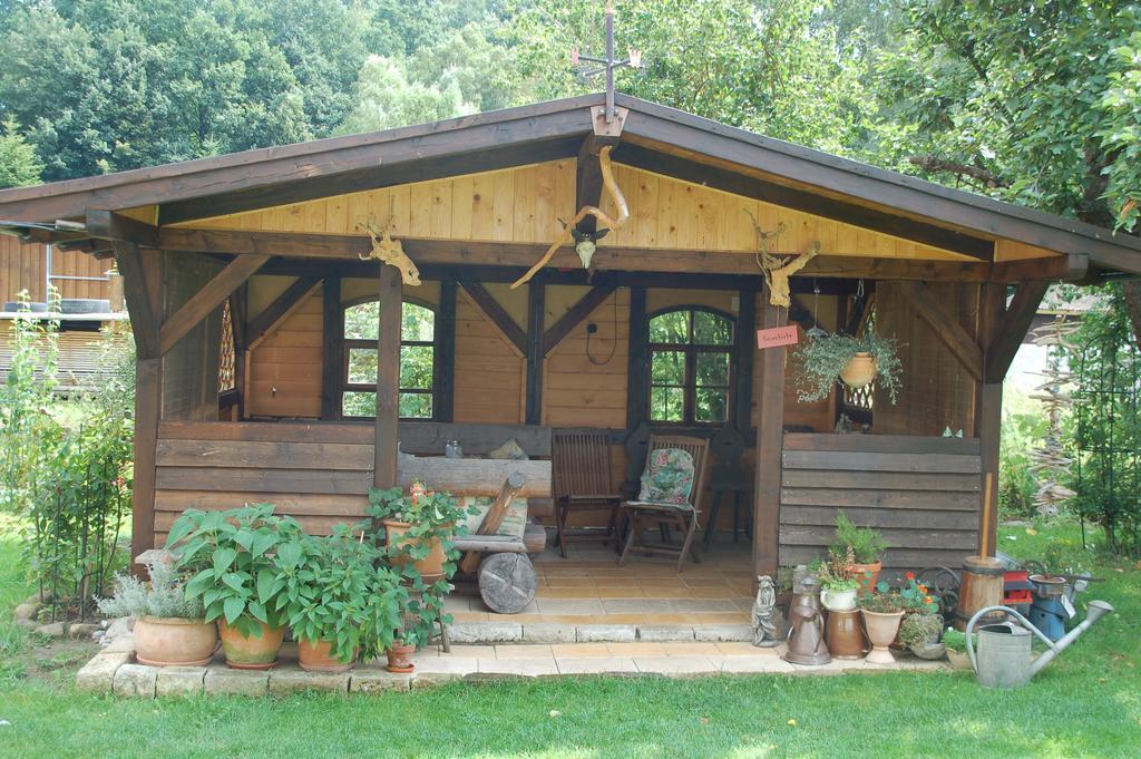 Ferienwohnung Katzstein Cunnersdorf エクステリア 写真